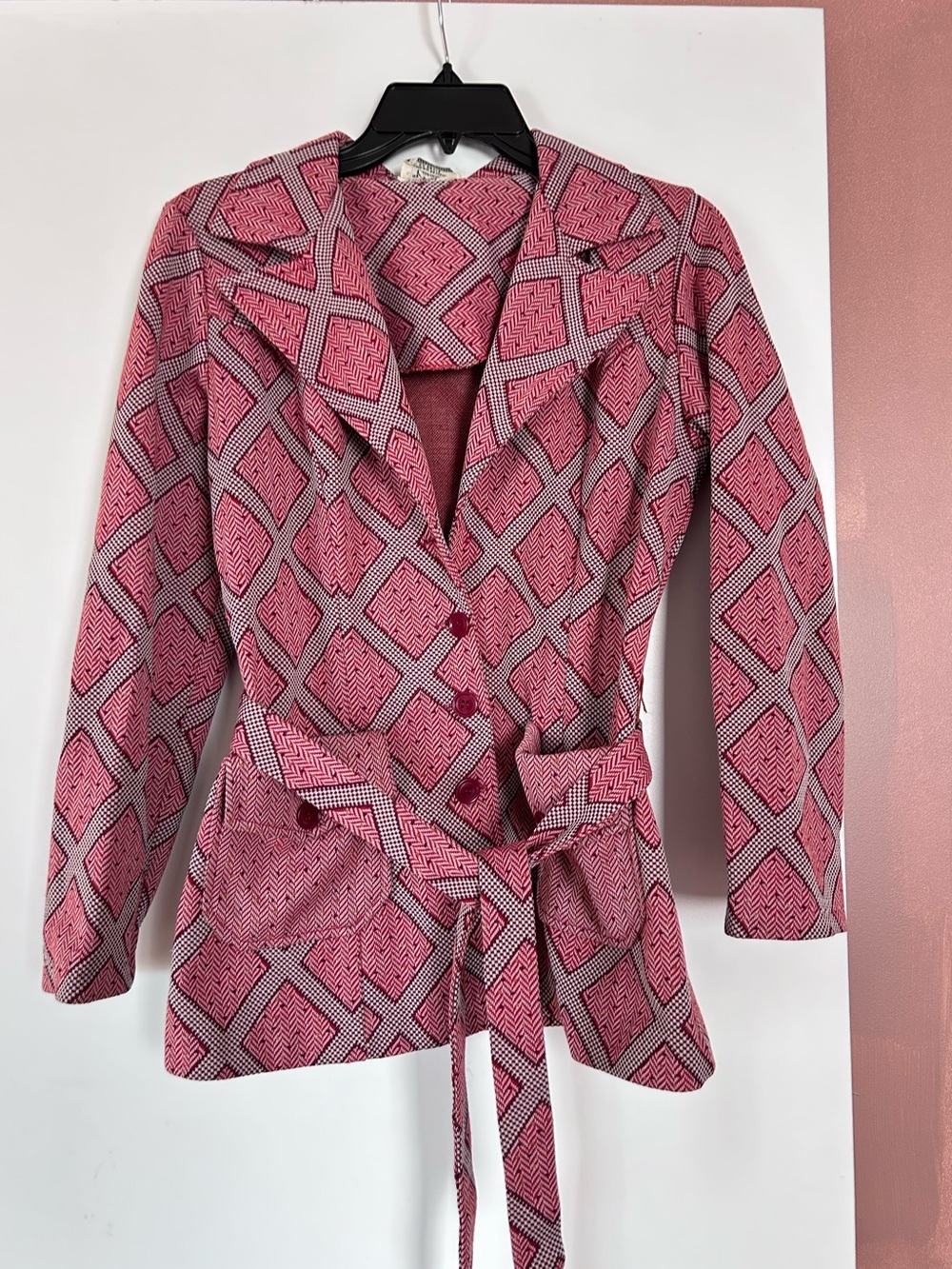 Groovy 70s Knit Blazer!